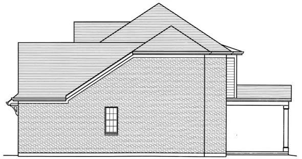 Right Elevation for House Plan #533032