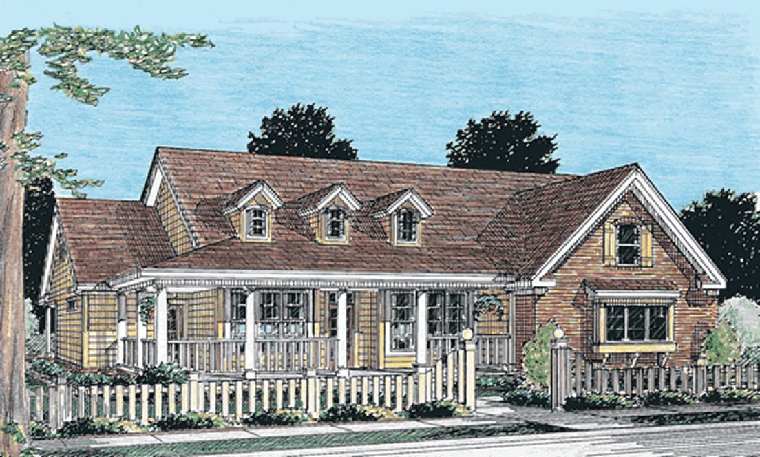 Full Rendering for House Plan #248381