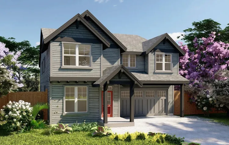 Full Rendering for House Plan #850082