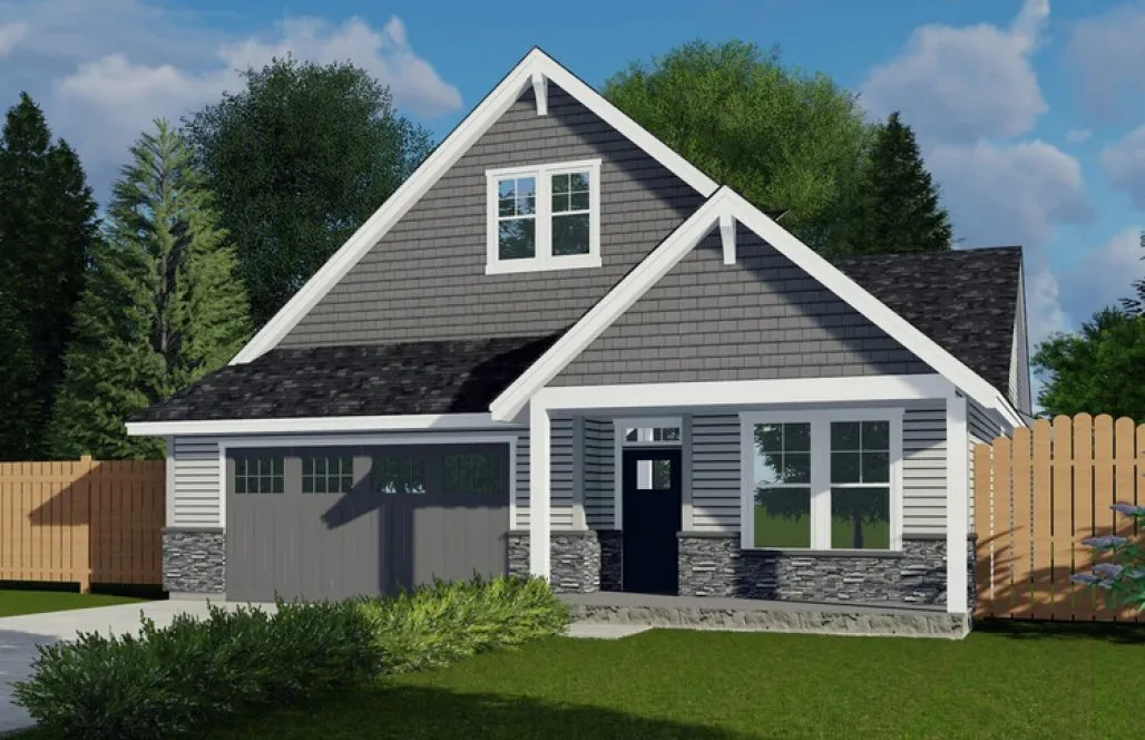 Full Rendering for House Plan #856571