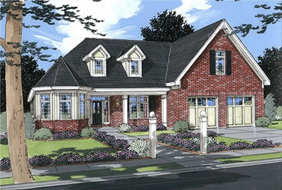 Full Rendering for House Plan #539442