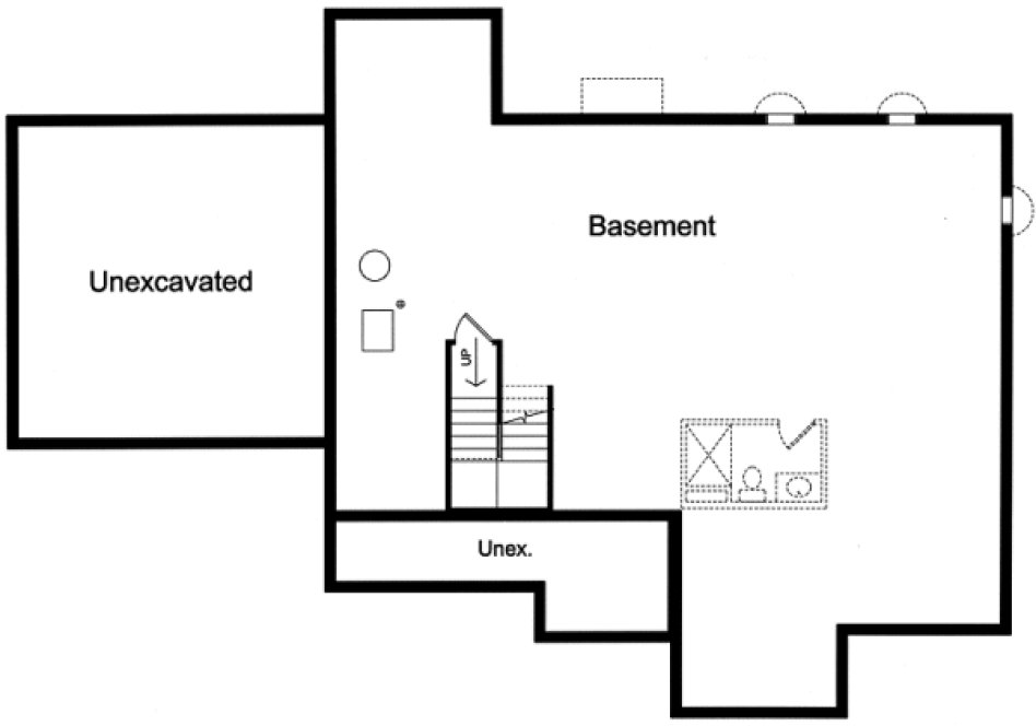 Basement Plan for House Plan #535351