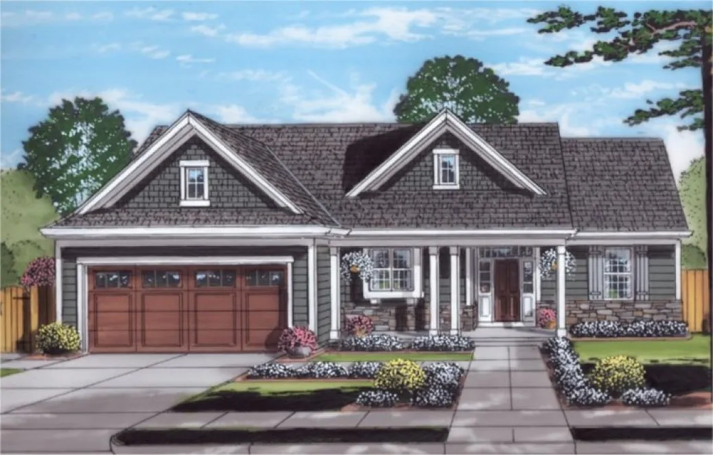 Full Rendering for House Plan #537751