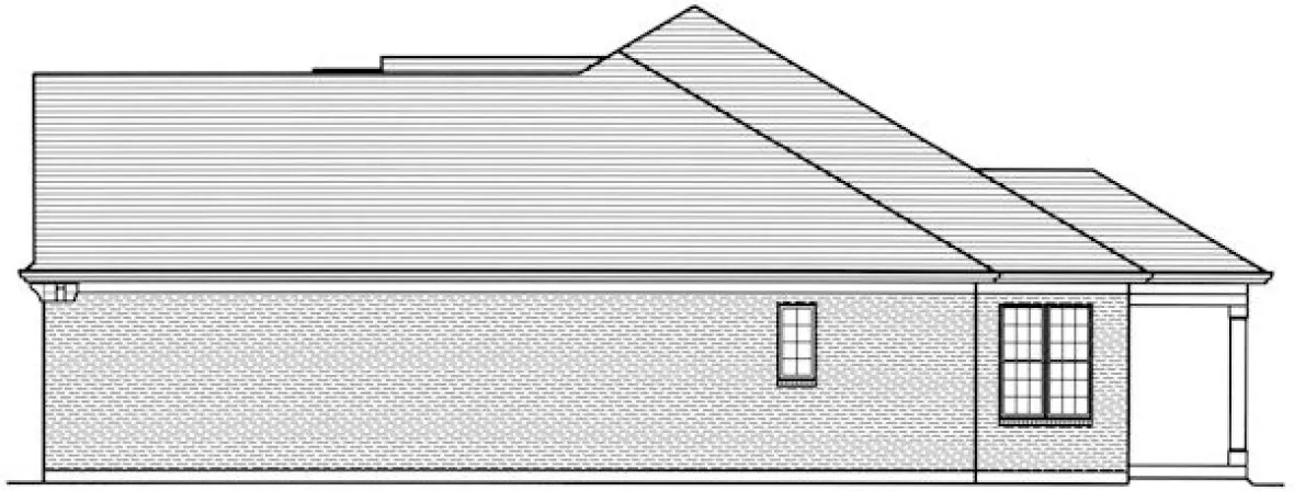 Right Elevation for House Plan #534602