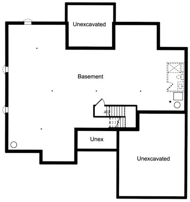 Basement Plan for House Plan #534602