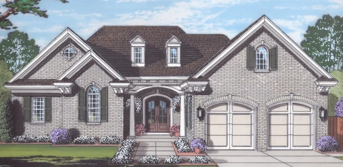 Full Rendering for House Plan #534602