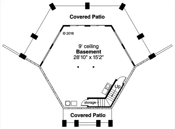 Basement Plan for House Plan #349991