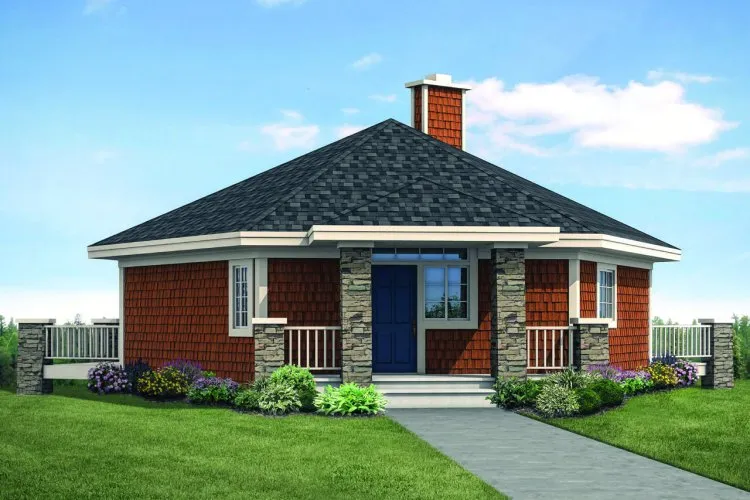 Full Rendering for House Plan #349991