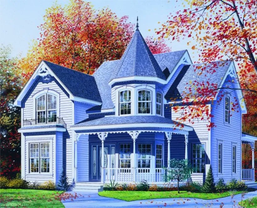 Full Rendering for House Plan #142754