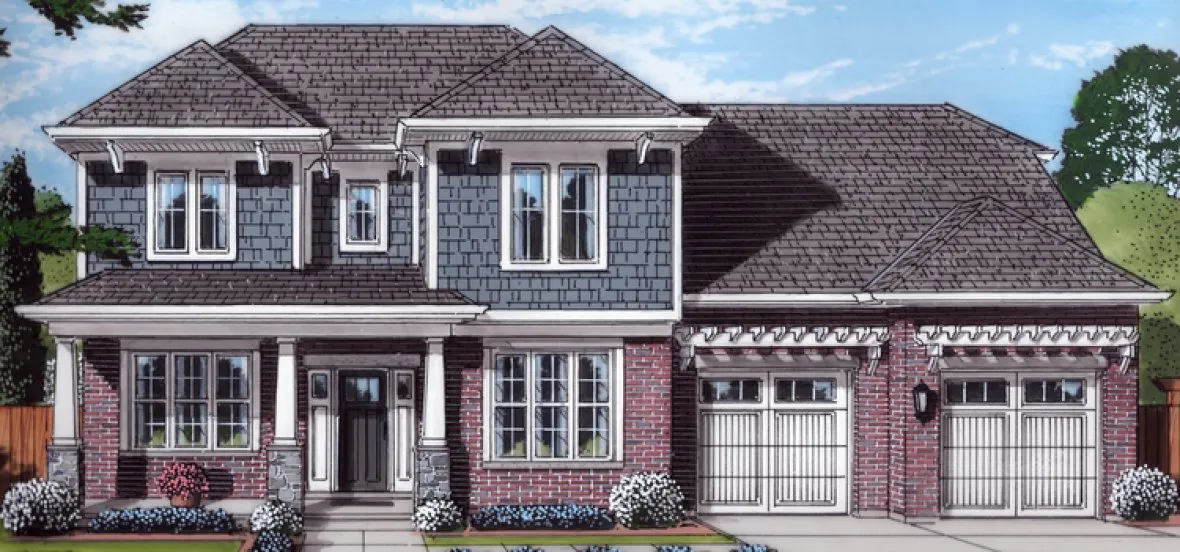 Full Rendering for House Plan #534262