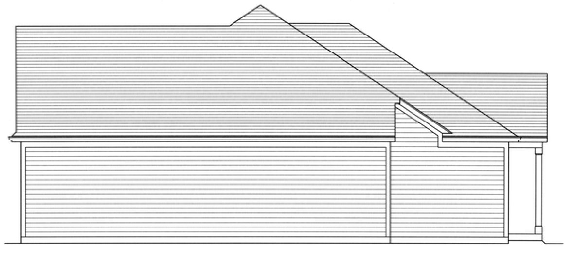 Right Elevation for House Plan #537681
