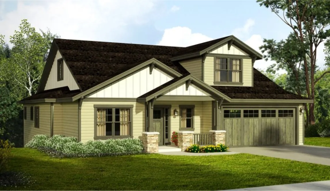 Full Rendering for House Plan #347352