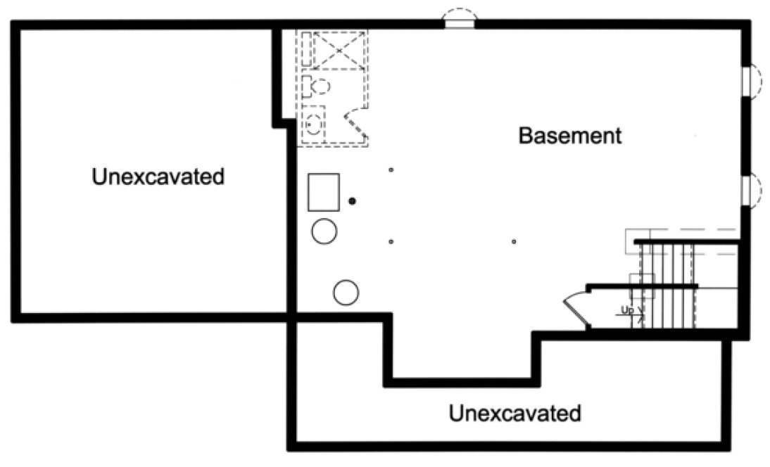 Basement Plan for House Plan #536702