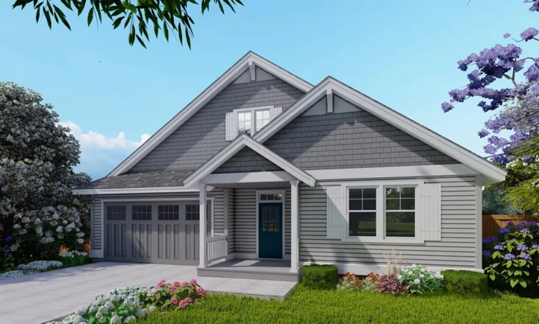 Full Rendering for House Plan #850781