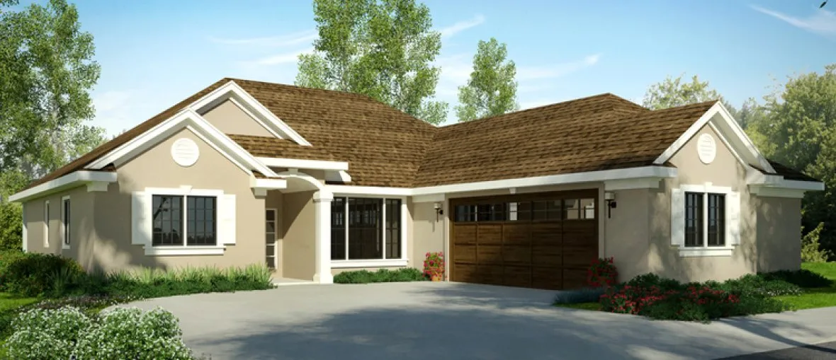 Full Rendering for House Plan #349381