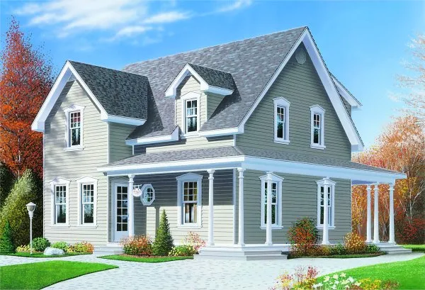 Full Rendering for House Plan #144852