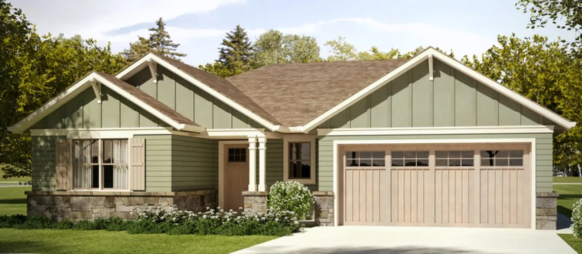 Full Rendering for House Plan #349181