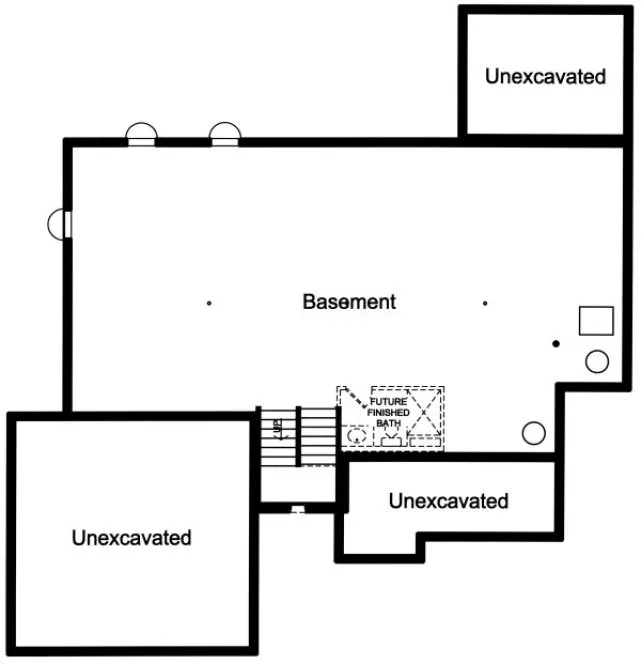 Basement Plan for House Plan #531591
