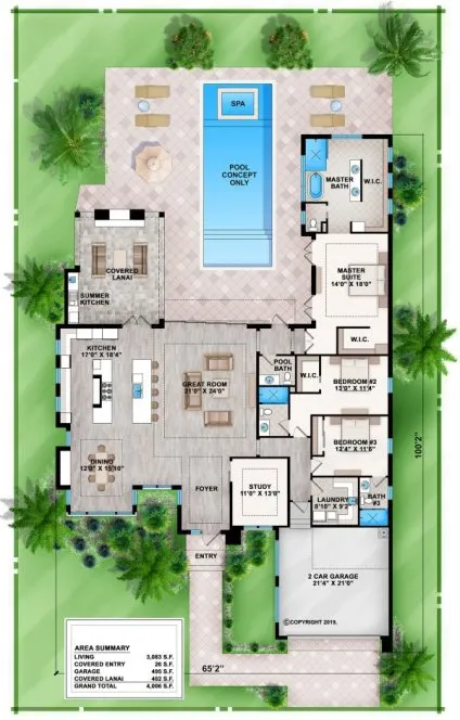 Main Floor Plan for House Plan #773803