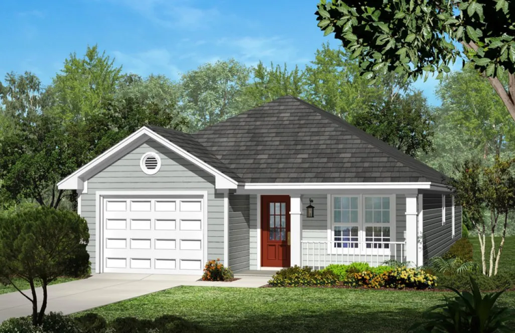 Full Rendering for House Plan #300521