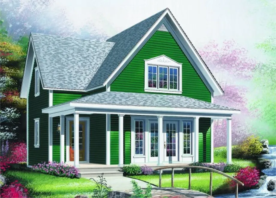 Full Rendering for House Plan #144952