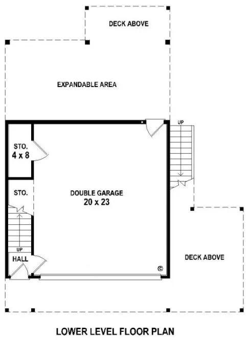 Basement Plan for House Plan #490909