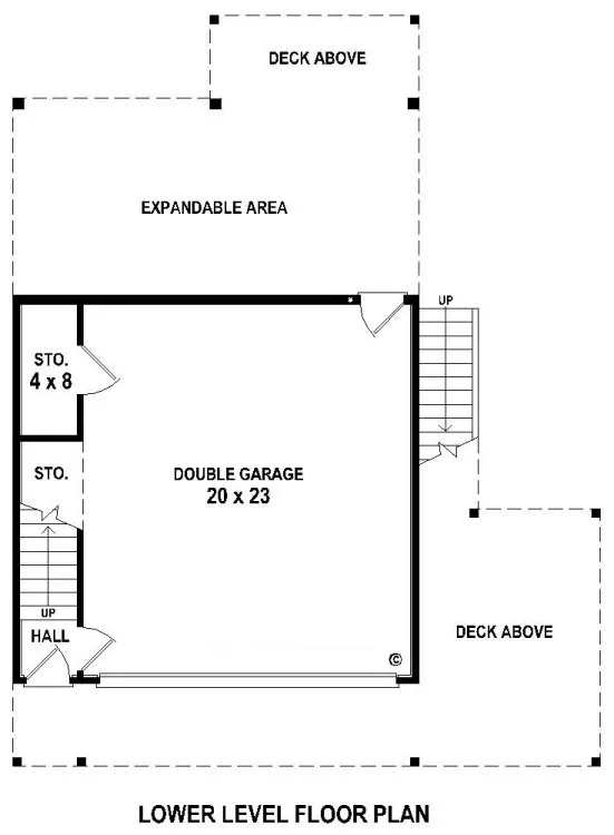 Basement Plan for House Plan #490909