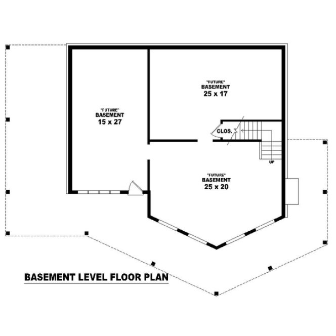Basement Plan for House Plan #490581