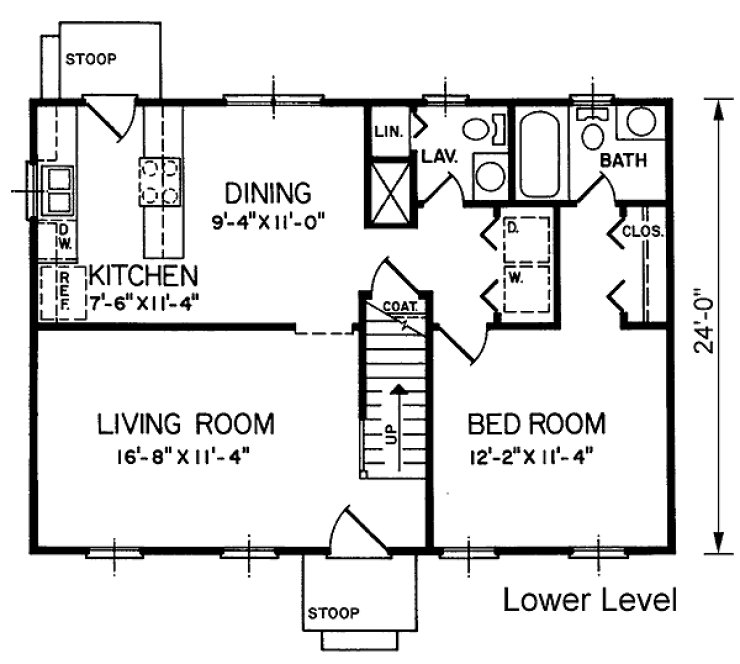Main Floor Plan for House Plan #658911