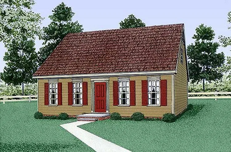 Full Rendering for House Plan #658911