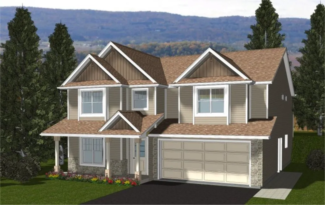 Full Rendering for House Plan #505631