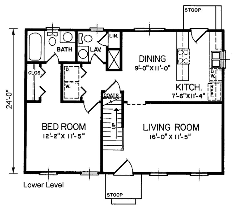 Main Floor Plan for House Plan #659911