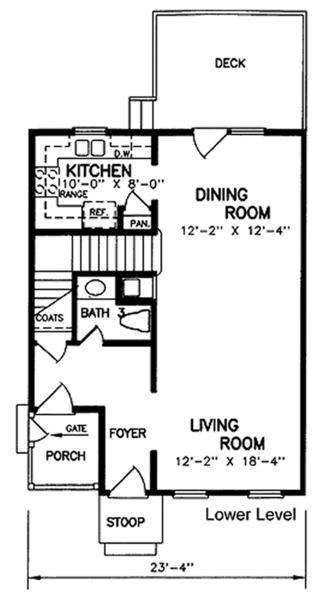 Main Floor Plan for House Plan #658431