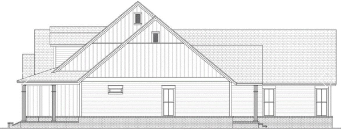 Right Elevation for House Plan #306292