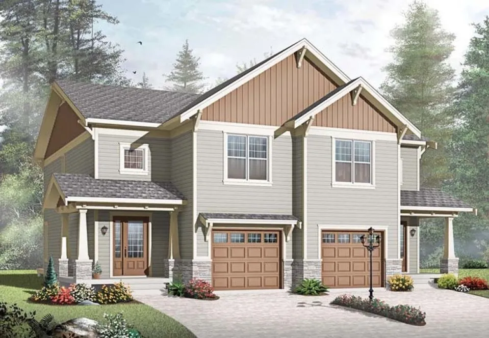 Full Rendering for House Plan #142303