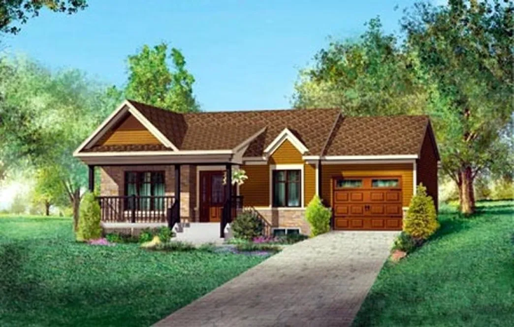 Full Rendering for House Plan #176080