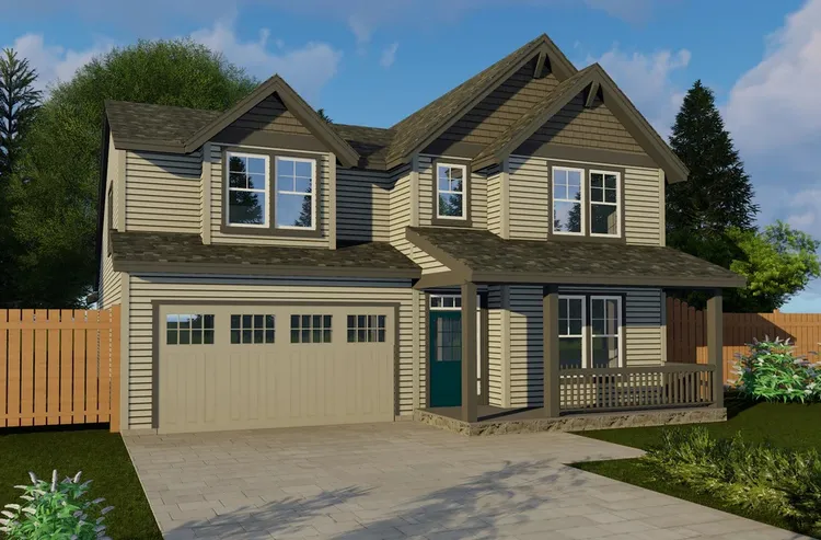 Full Rendering for House Plan #856252