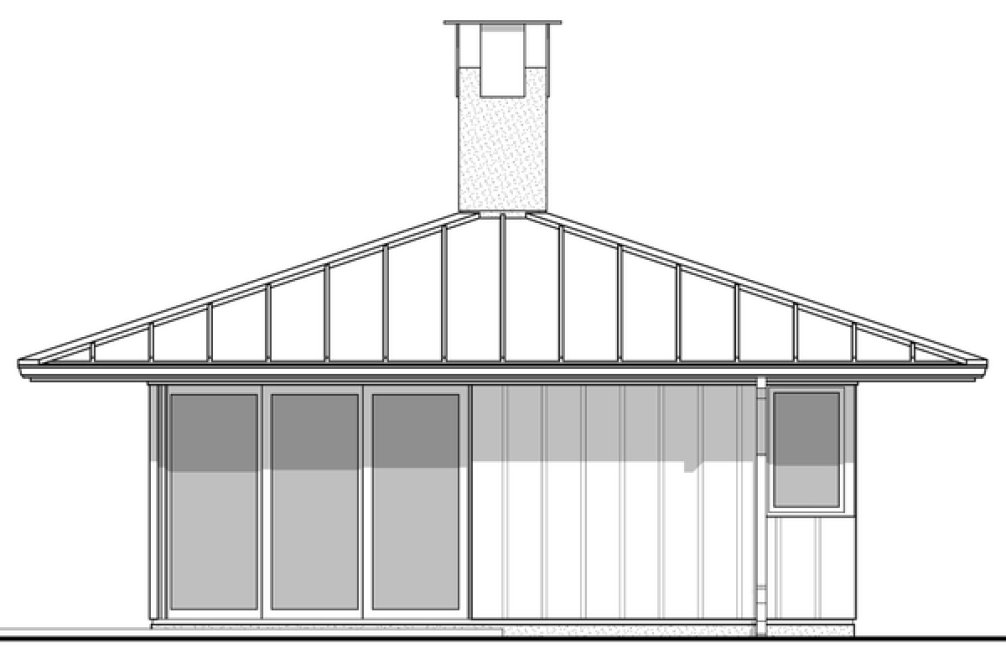Right Elevation for House Plan #596750