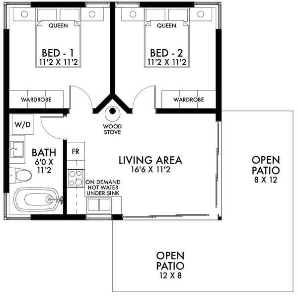 Main Floor Plan for House Plan #596750