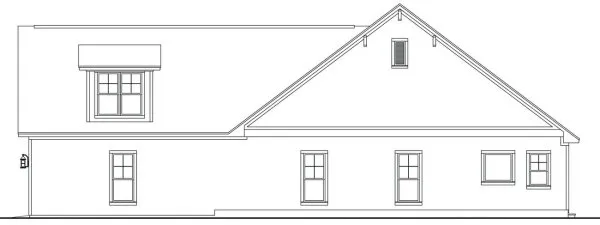Right Elevation for House Plan #304002