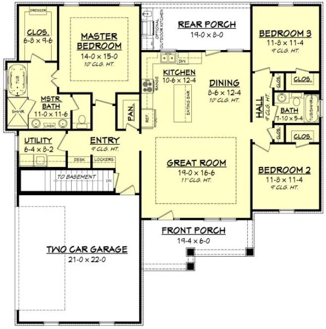 Plan for House Plan #307561