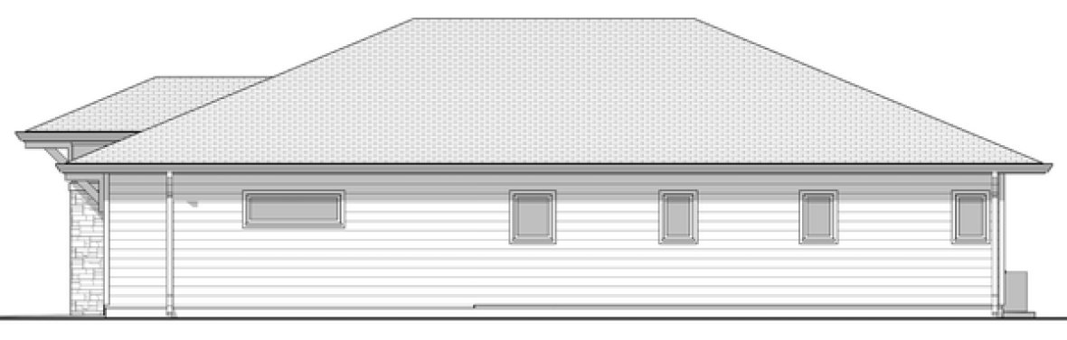 Right Elevation for House Plan #596032