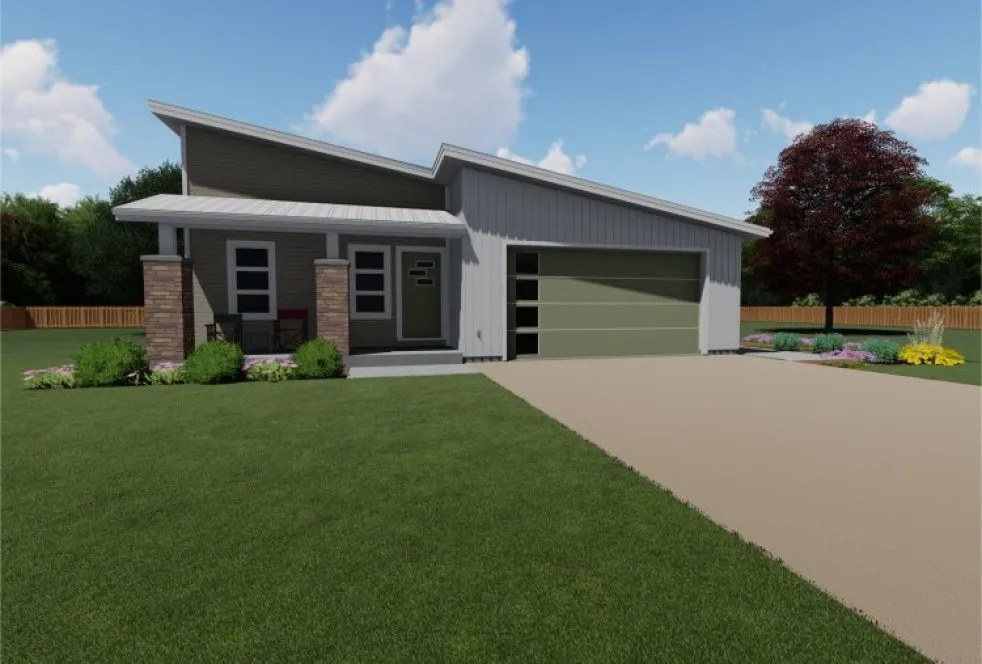 Full Rendering for House Plan #202062