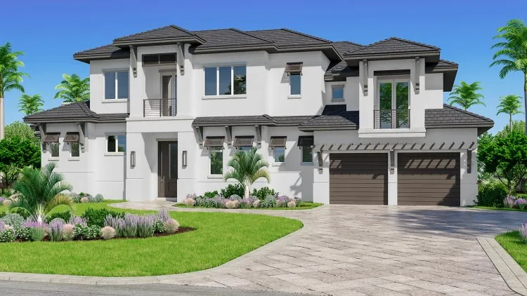 Full Rendering for House Plan #777934