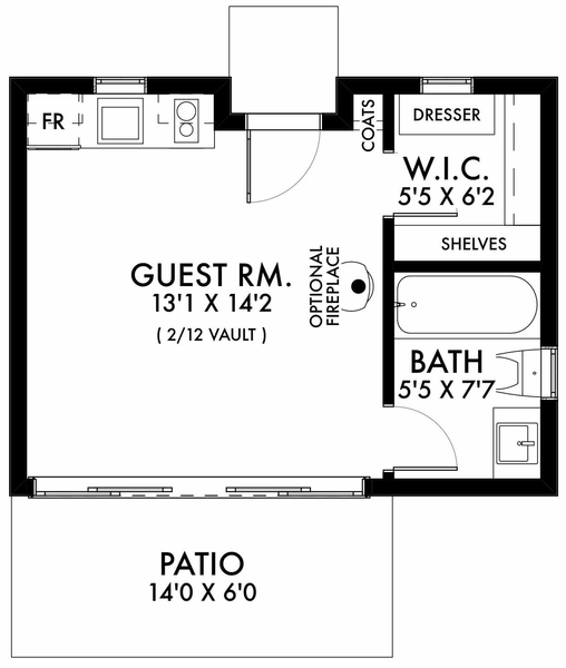 Main Floor Plan for House Plan #590031