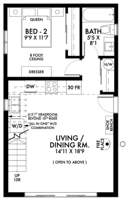 Main Floor Plan for House Plan #593980