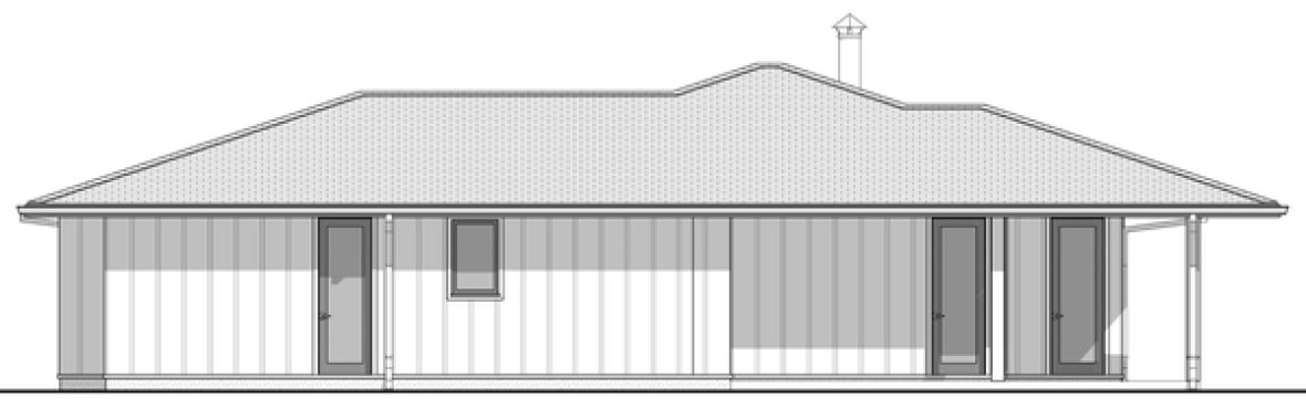 Right Elevation for House Plan #597351