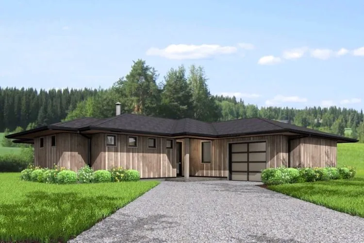 Full Rendering for House Plan #597351