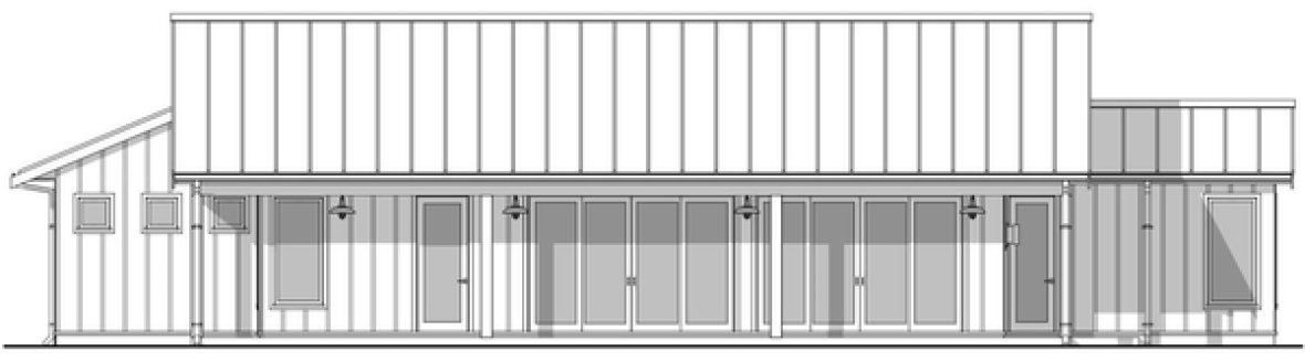 Right Elevation for House Plan #599331