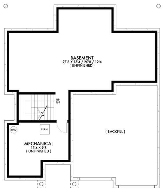 Basement Plan for House Plan #590591